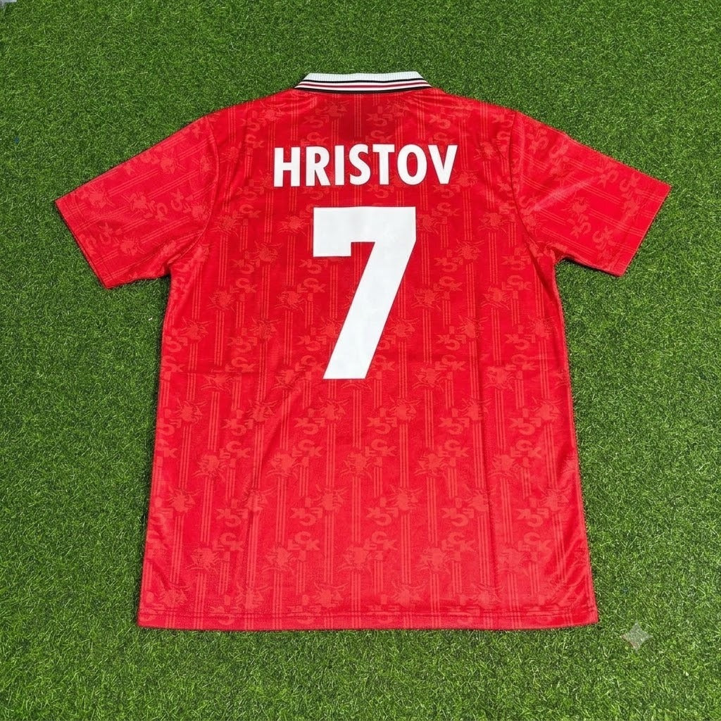 Marian Hristov FC Kaiserslautern 1997-1998 Retro Fußballtrikot