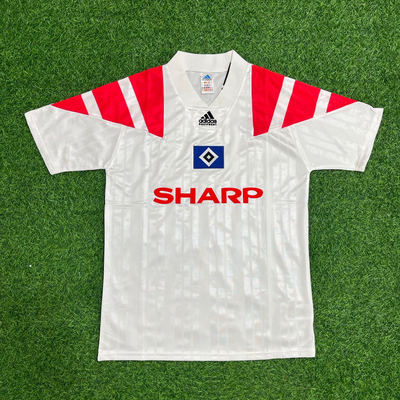 HSV 1992/93 Rotes Heimtrikot Fußball Trikot Hamburger SV Retro Trikot