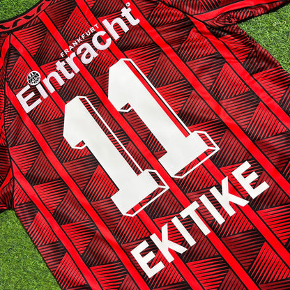 Hugo Ekitiké 11- Eintracht Frankfurt Retro Fußballtrikot