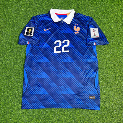 Hugo Ekitiké France 2026 World Cup Blue Home Football Jersey