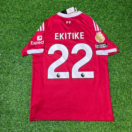 Hugo Ekitiké Liverpool 2025/26 Home Football Jersey Kit