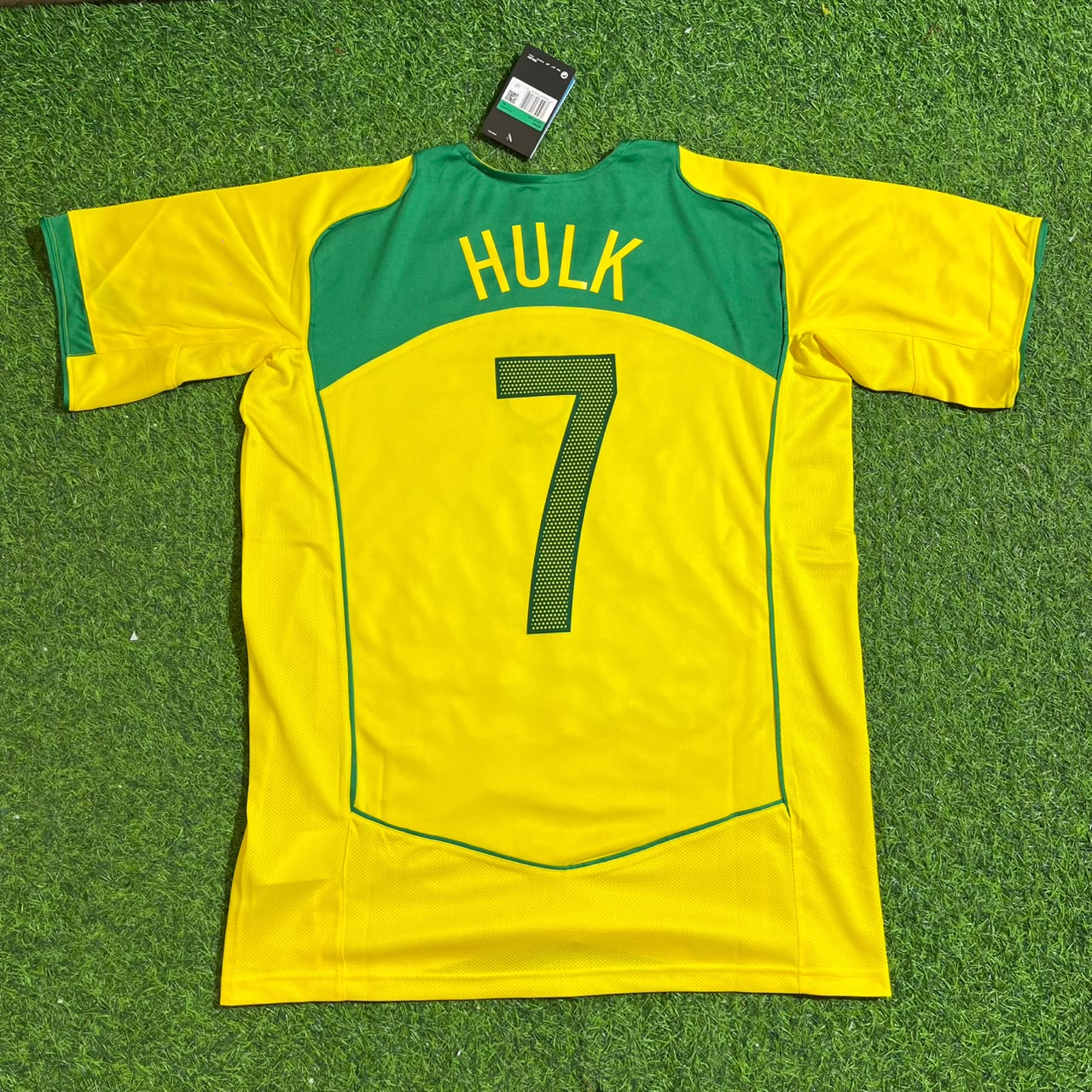 Hulk 7– Brazil Retro Kit Jersey – | Trikot | Maillot Soccer Shirt