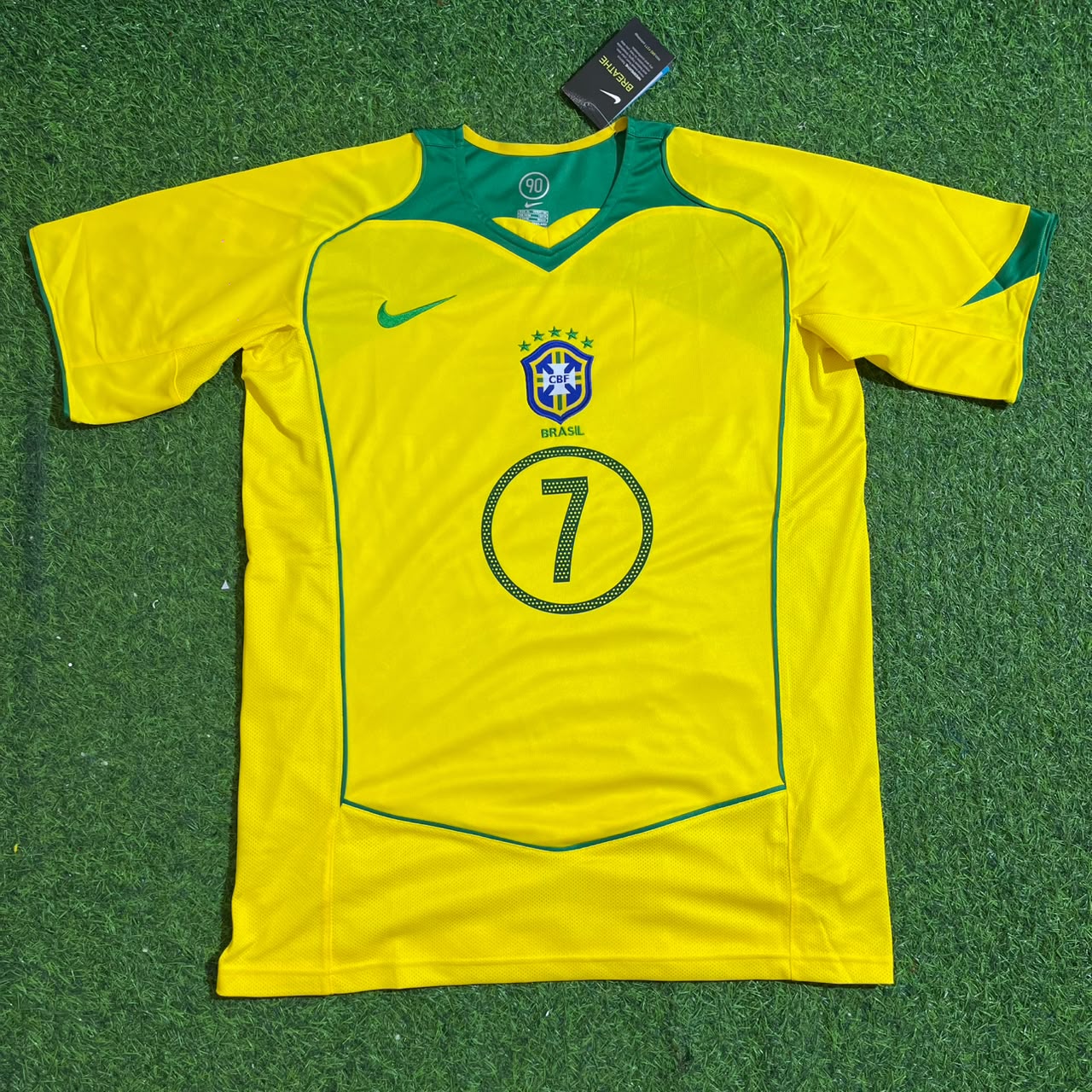 Hulk 7– Brazil Retro Kit Jersey – | Trikot | Maillot Soccer Shirt