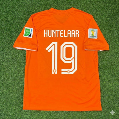 Klaas-Jan Huntelaar Netherlands 2014 World Cup Home Football Jersey