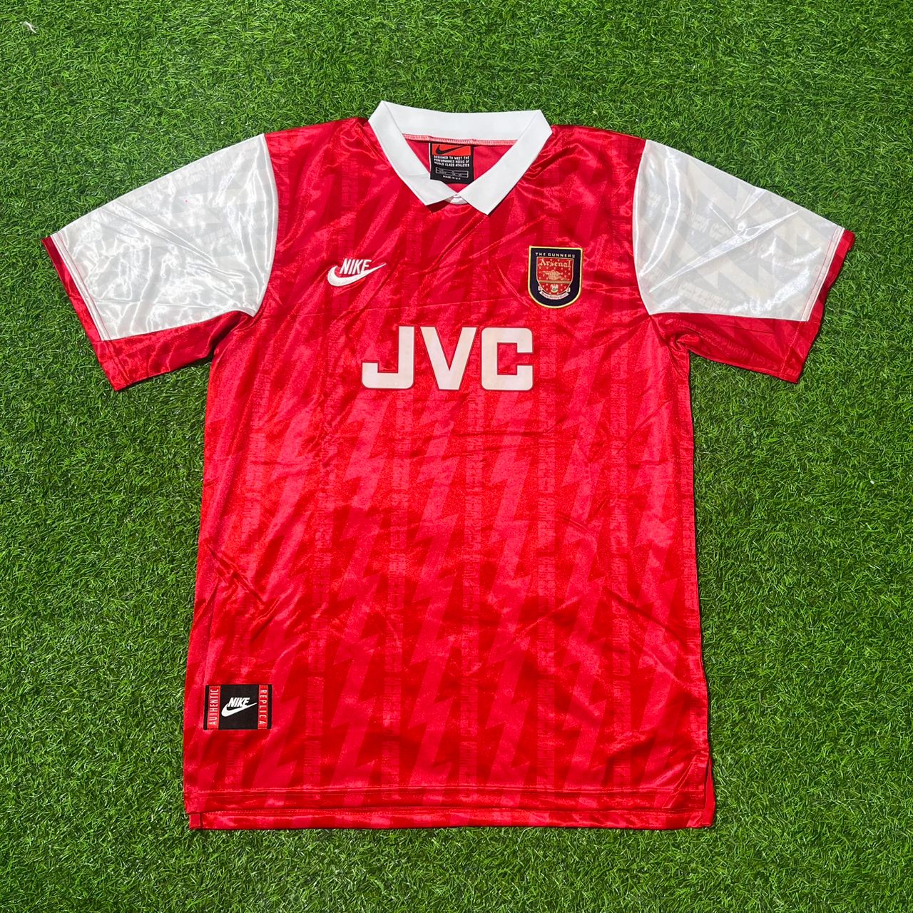 Ian Wright Arsenal 1994–96 Home Red Retro Football Jersey Kit