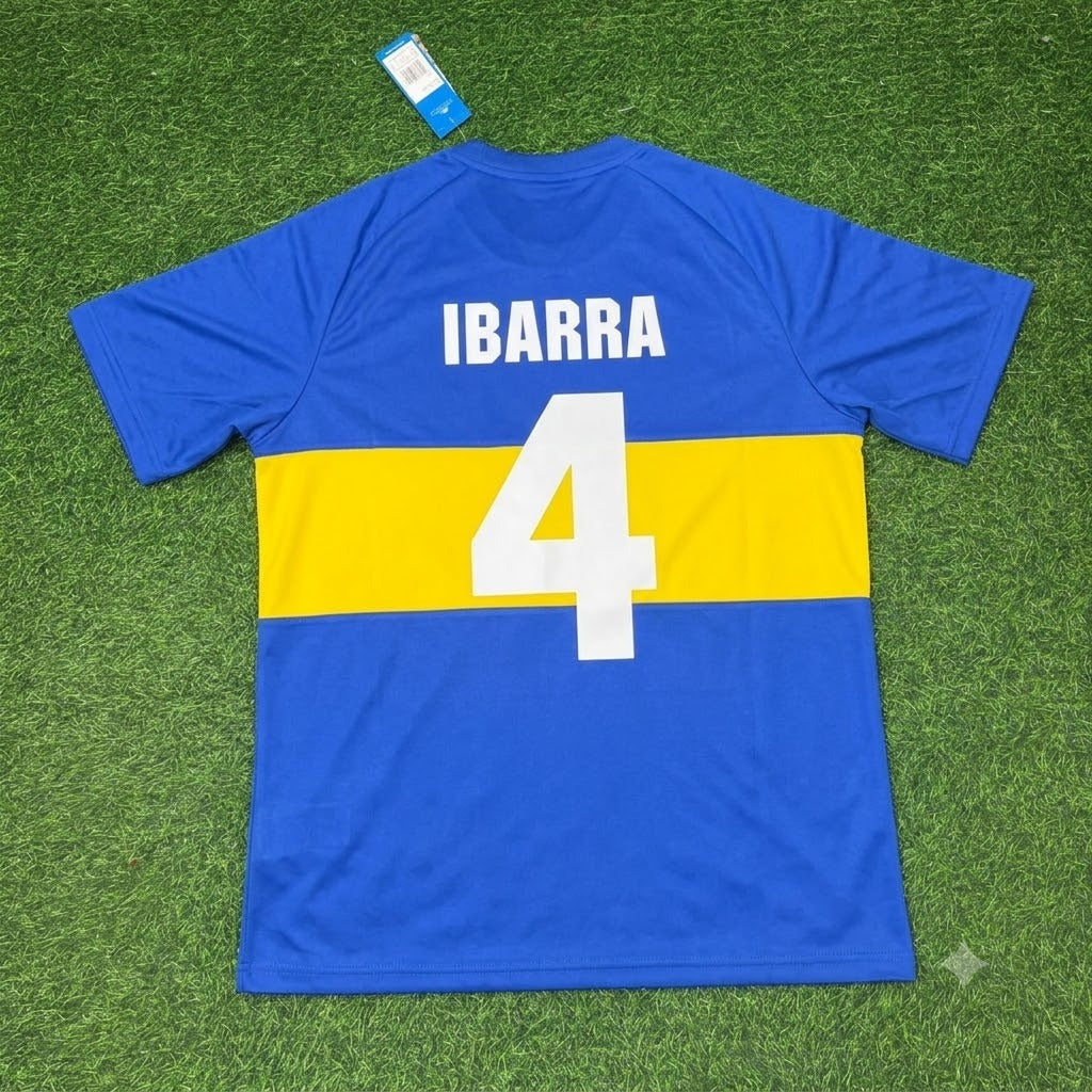 Hugo Ibarra Boca Juniors Retro Football Commemorative Jersey