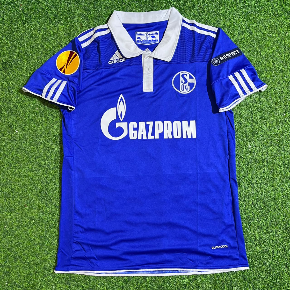 Ibrahim Afellay Schalke 04 2011-2012 Retro Football Jersey Trikot Maillot Soccer Shirt