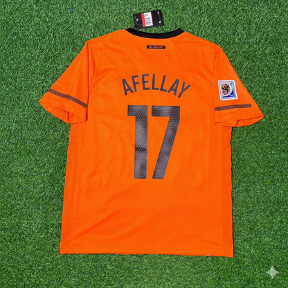 Ibrahim Afellay Netherlands 2010 World Cup Final Football Jersey Kit