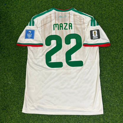 Ibrahim Maza Algeria 2026 World Cup White Football Jersey