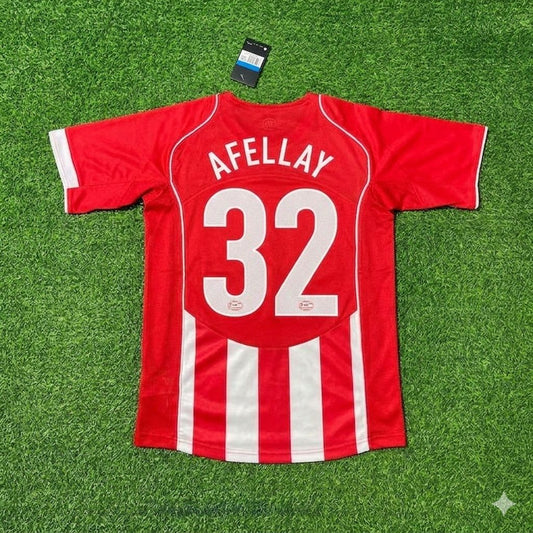 Ibrahim Afellay #32 PSV Eindhoven 2004–2005 Home Retro Football Jersey Kit