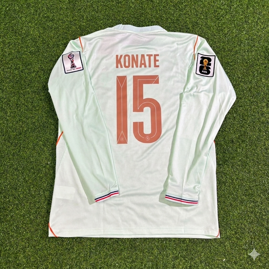 Ibrahima Konaté #15 France 2026 World Cup Away Long Sleeve Jersey