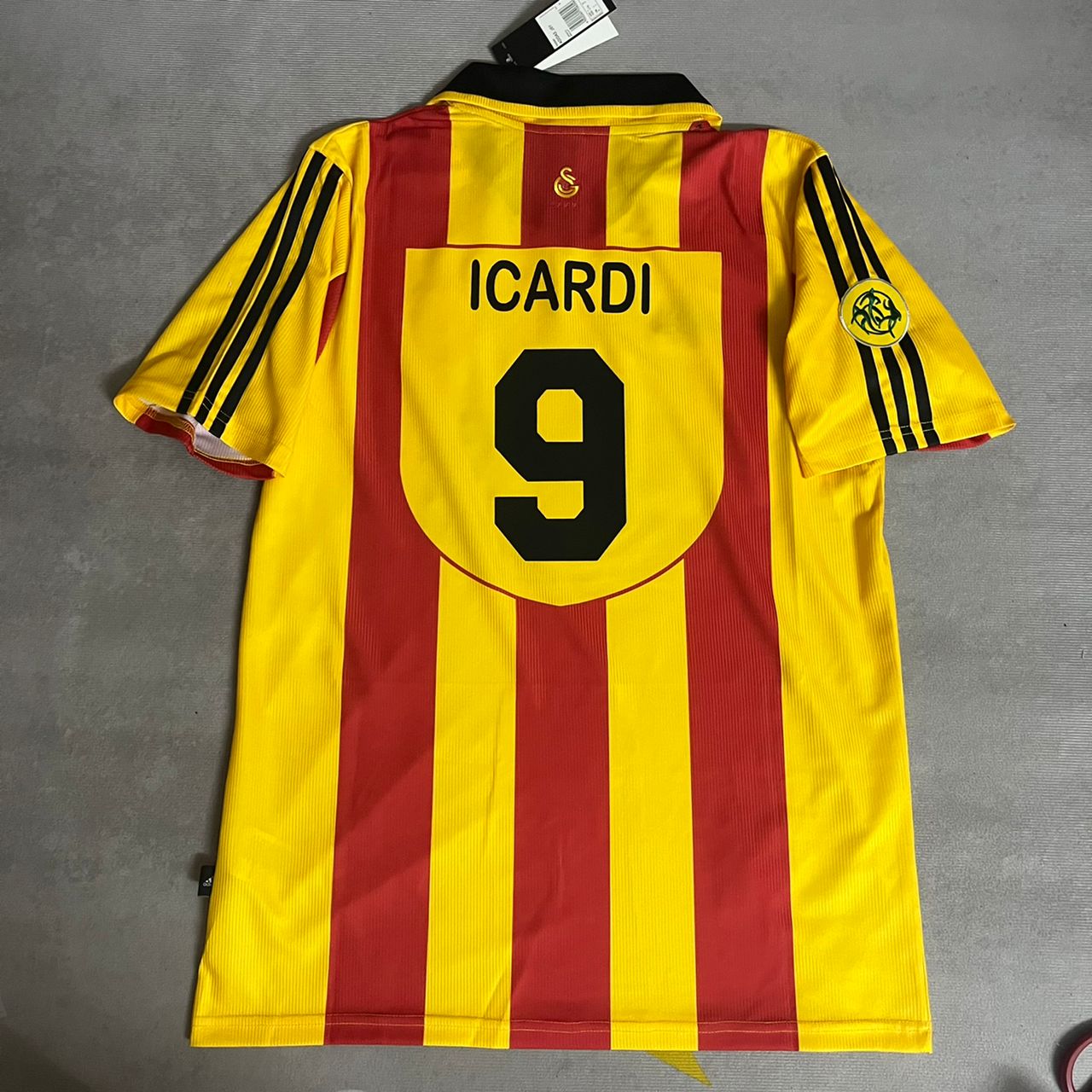 Mauro Icardi Galatasaray UEFA 2000 Retro Nostalji Formasi Football Home Trikot Jersey Maillot