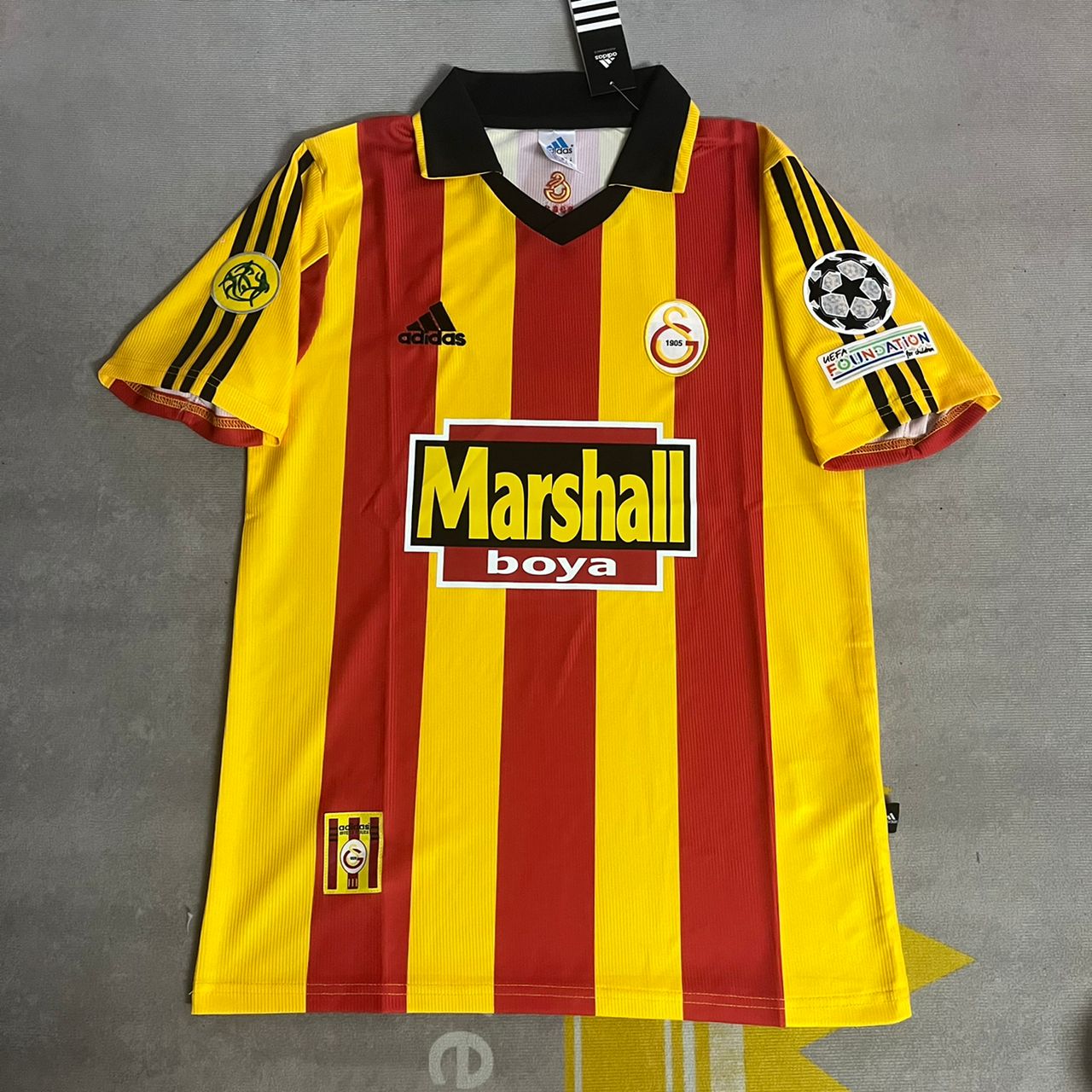 Bulent Korkmaz Galatasaray UEFA 2000 Retro Nostalji Formasi Football Home Trikot Jersey Maillot