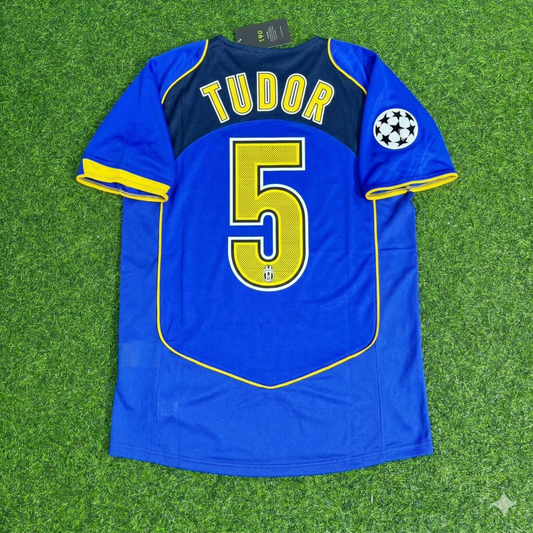 Igor Tudor Juventus 2004-2005 Blue Retro Jersey | Kit | Trikot | Maillot Soccer Shirt