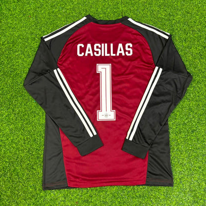 Iker Casillas Spain Final Retro Goalkeeper Jersey Trikot Camiseta Maillot Soccer Soccer Shirt