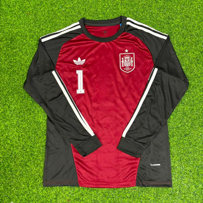 Iker Casillas Spain Final Retro Goalkeeper Jersey Trikot Camiseta Maillot Soccer Soccer Shirt