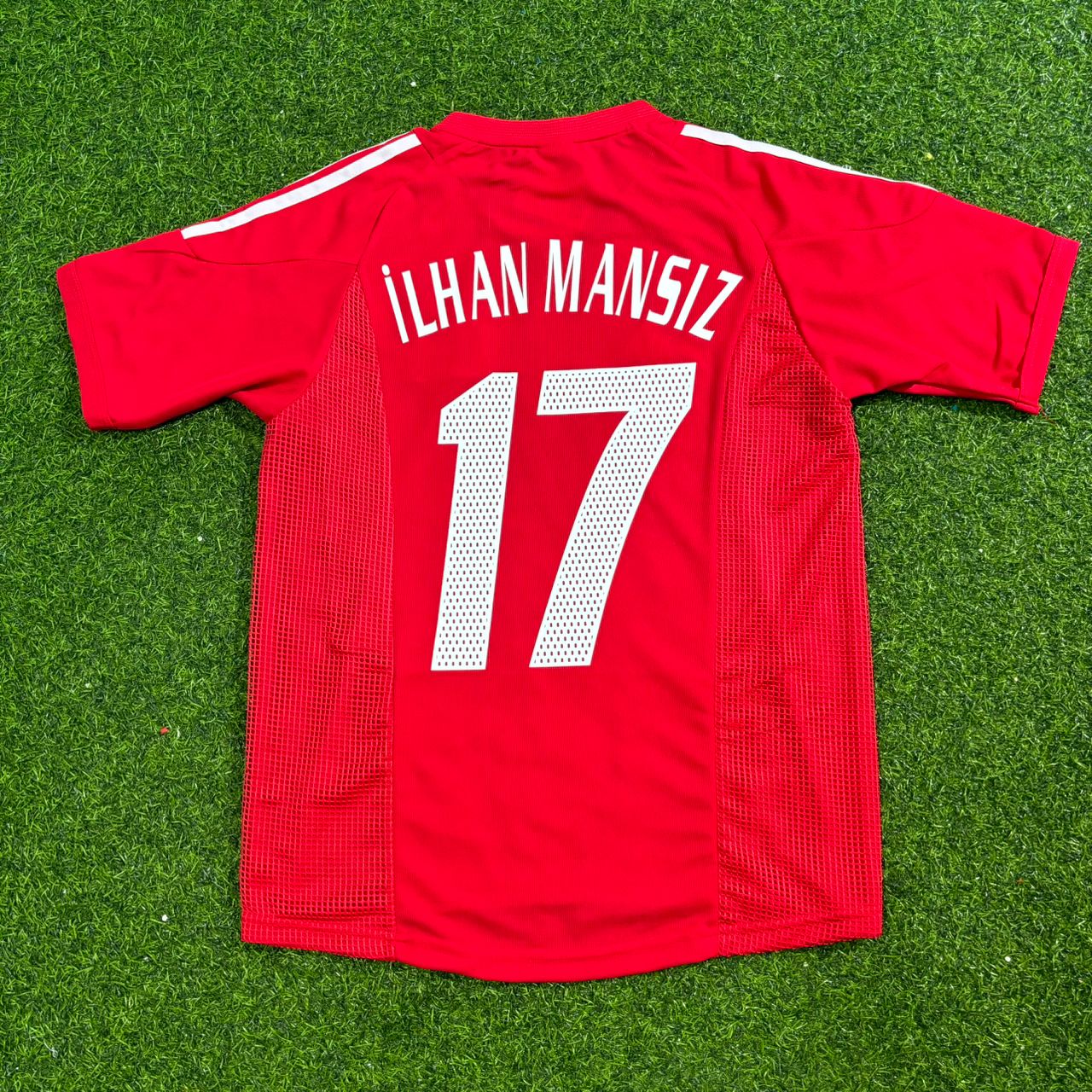 İlhan Mansız Türkiye 2002 World Cup Red Home Retro Football Jersey