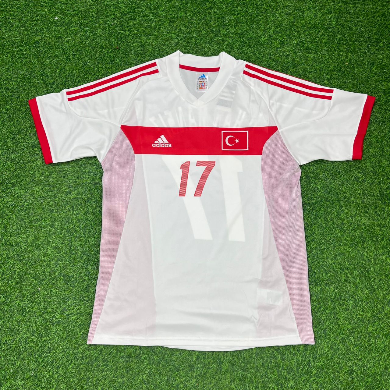İlhan Mansız Türkiye 2002 World Cup White Retro Football Jersey