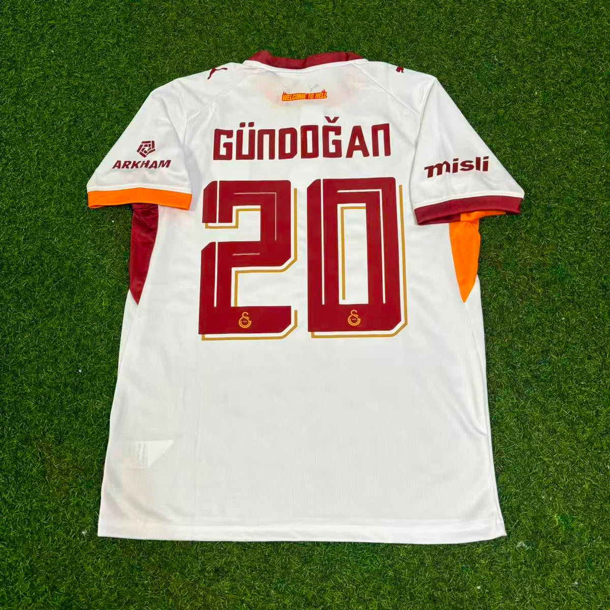 İlkay Gündoğan Galatasaray Away White New Season Football Jersey Kit