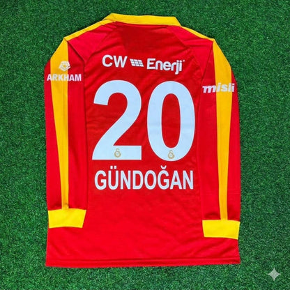 İlkay Gundogan Galatasaray Legendary Retro Vintage Long Sleeve Football Jersey