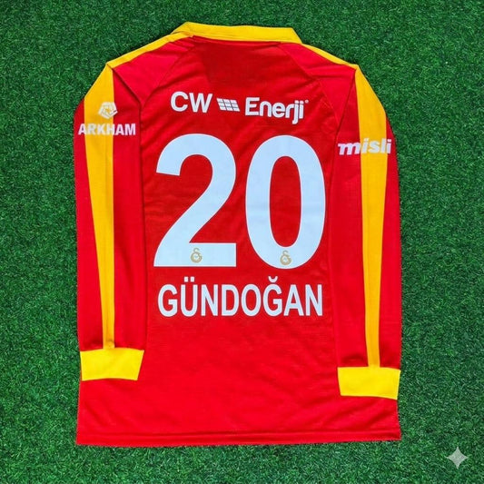 İlkay Gundogan Galatasaray Legendary Retro Vintage Long Sleeve Football Jersey