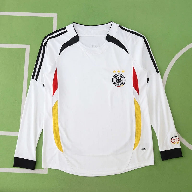 Germany Deutschland 2006 Season Germany Home Long Sleeved Retro Trikot