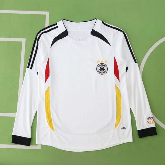 Germany Deutschland 2006 Season Germany Home Long Sleeved Retro Trikot