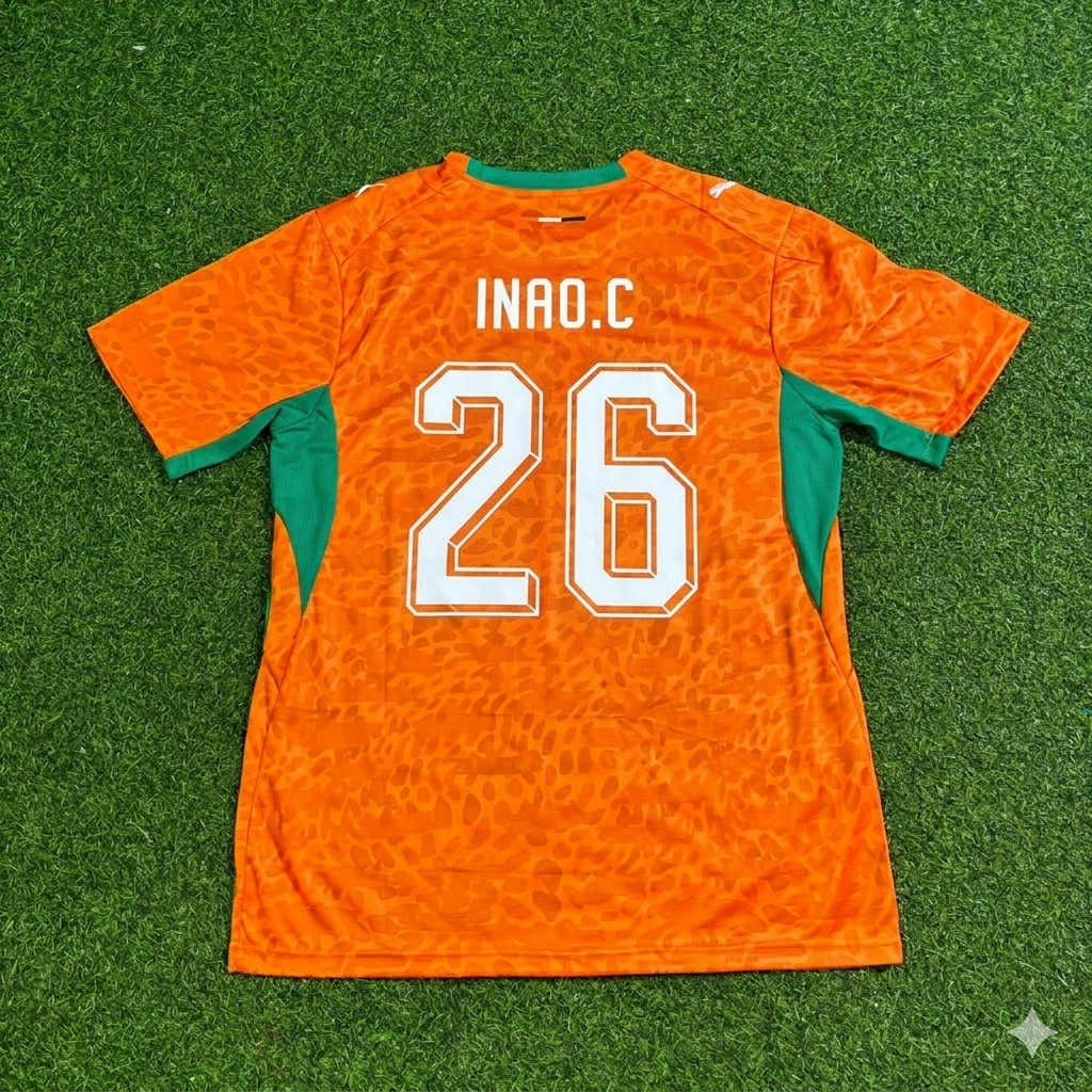 Christ Inao Oulaï Ivory Coast World Cup 2026 Football Jersey Trikot Maillot