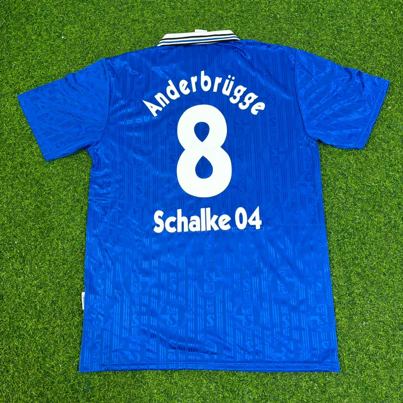 Ingo Anderbrügge Schalke 04 1996-1997 Heim Retro Fußballtrikot