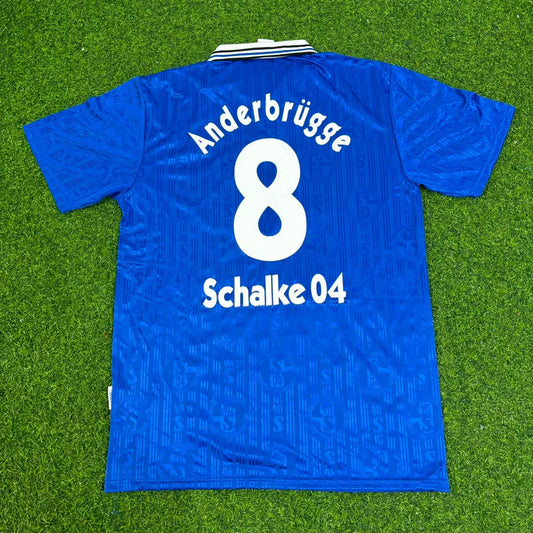Ingo Anderbrügge Schalke 04 1996-1997 Heim Retro Fußballtrikot
