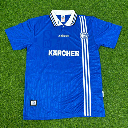 Ingo Anderbrügge Schalke 04 1996-1997 Heim Retro Fußballtrikot