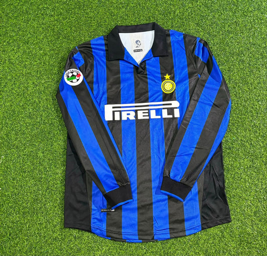 Inter 1998 1999 Retro Jersey Trikot Maillot Maglia Soccer Shirt