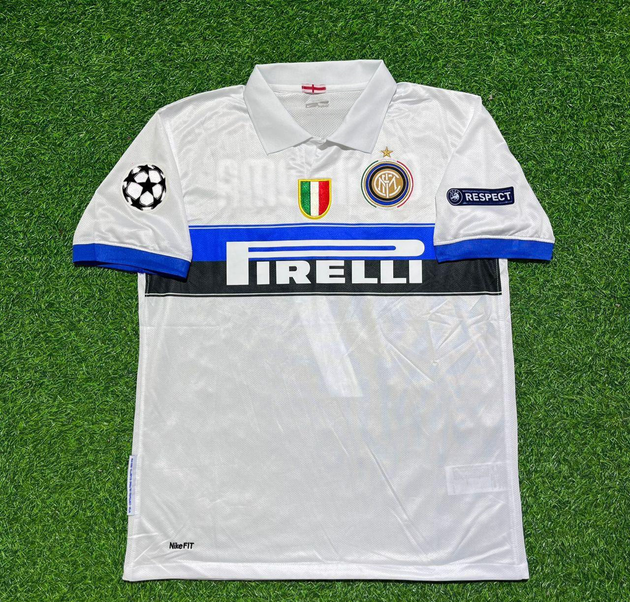 Inter 2009/2010 White Retro Football Jersey