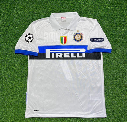 Inter 2009/2010 White Retro Football Jersey