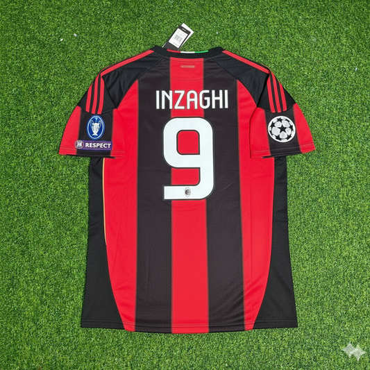 Filippo Inzaghi 9 - Milan 2010/2011 Home Retro Jersey Trikot