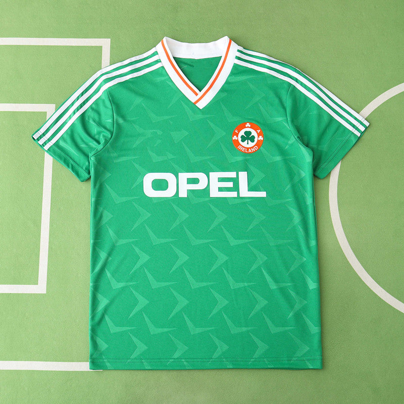 Ireland 1990 Season Home Retro Jersey  Kit Soccer Trikot Maillot Maglia