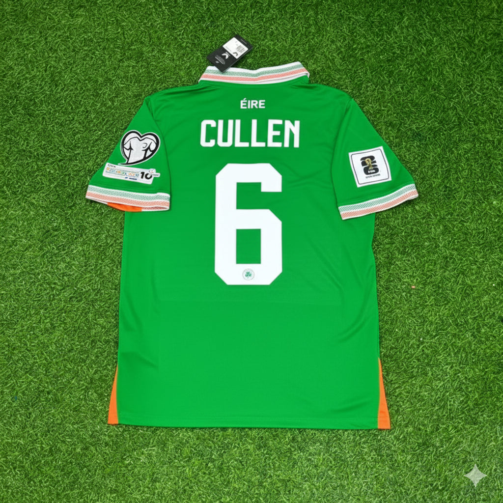 Josh Cullen Ireland Eire Green National Team Football Jersey Kit