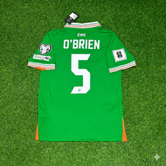 Jake O’Brein Ireland Eire Green National Team Football Jersey Kit