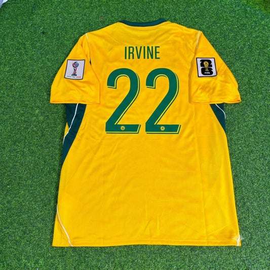 Jackson Irvine Australia 2026 World Cup Football Jersey