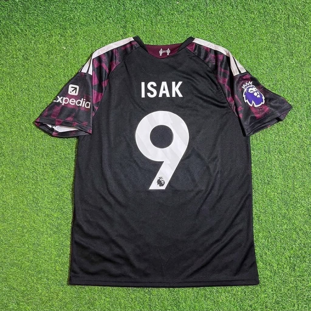 Alexander Isak #9 Liverpool 2026/2027 New Season Third Football Jersey Kit