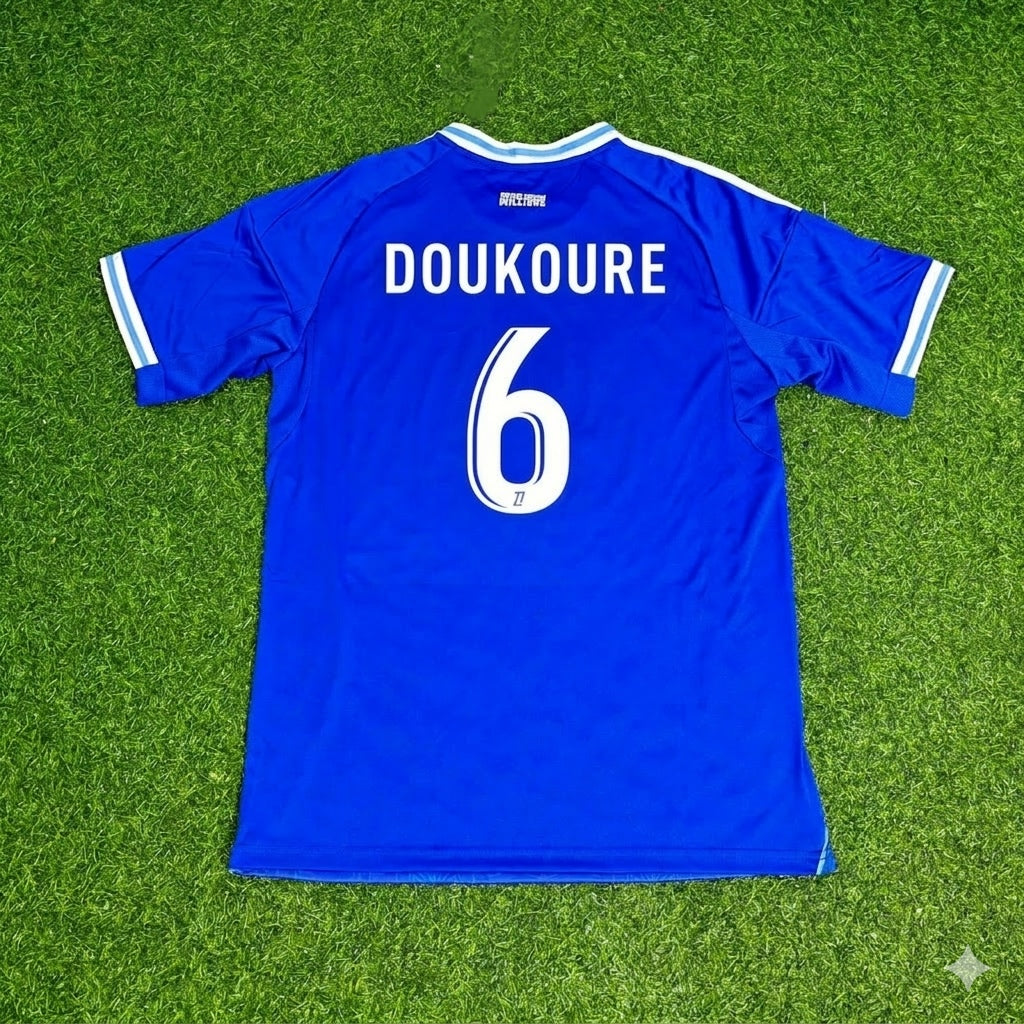 Ismaël Doukouré 6- Strasbourg New Season 2026 Jersey Trikot Maillot Soccer Shirt