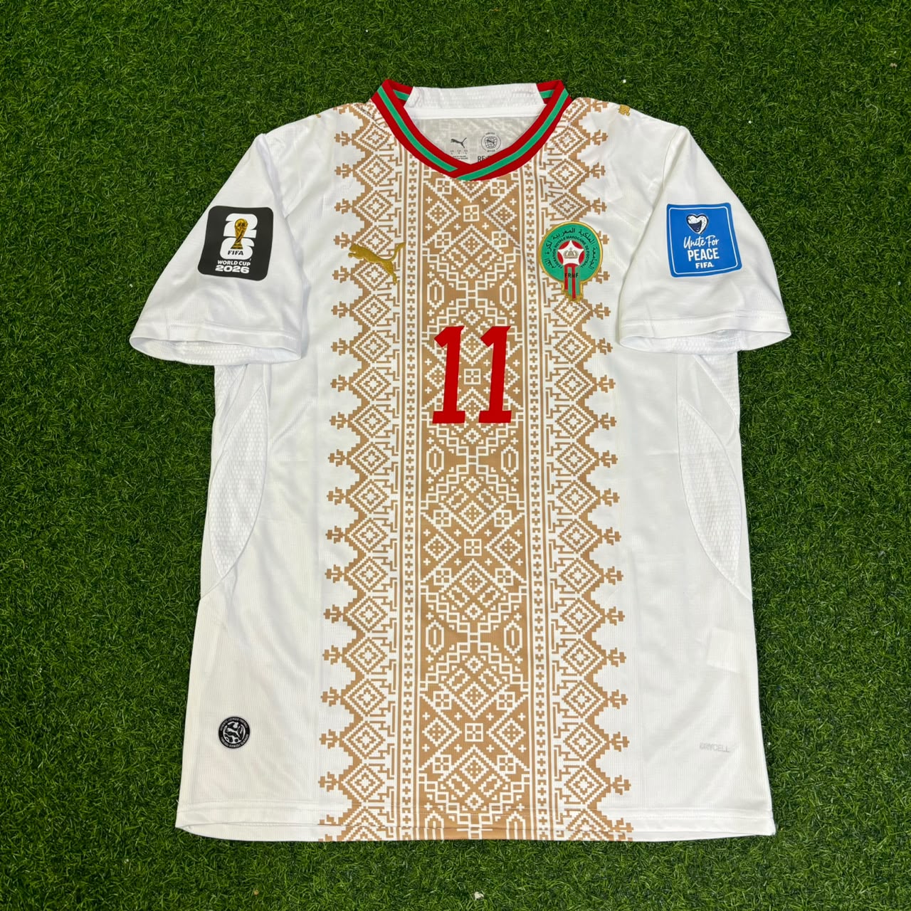 Ismael Saibari Morocco 2026 World Cup Away Football Jersey