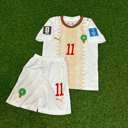 Ismael Saibari #11 Morocco 2026 World Cup Kıds Football Jersey