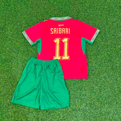 Ismael Saibari #11 Morocco 2026 World Cup Kıds Football Jersey