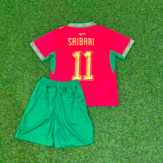 Ismael Saibari #11 Morocco 2026 World Cup Kıds Football Jersey