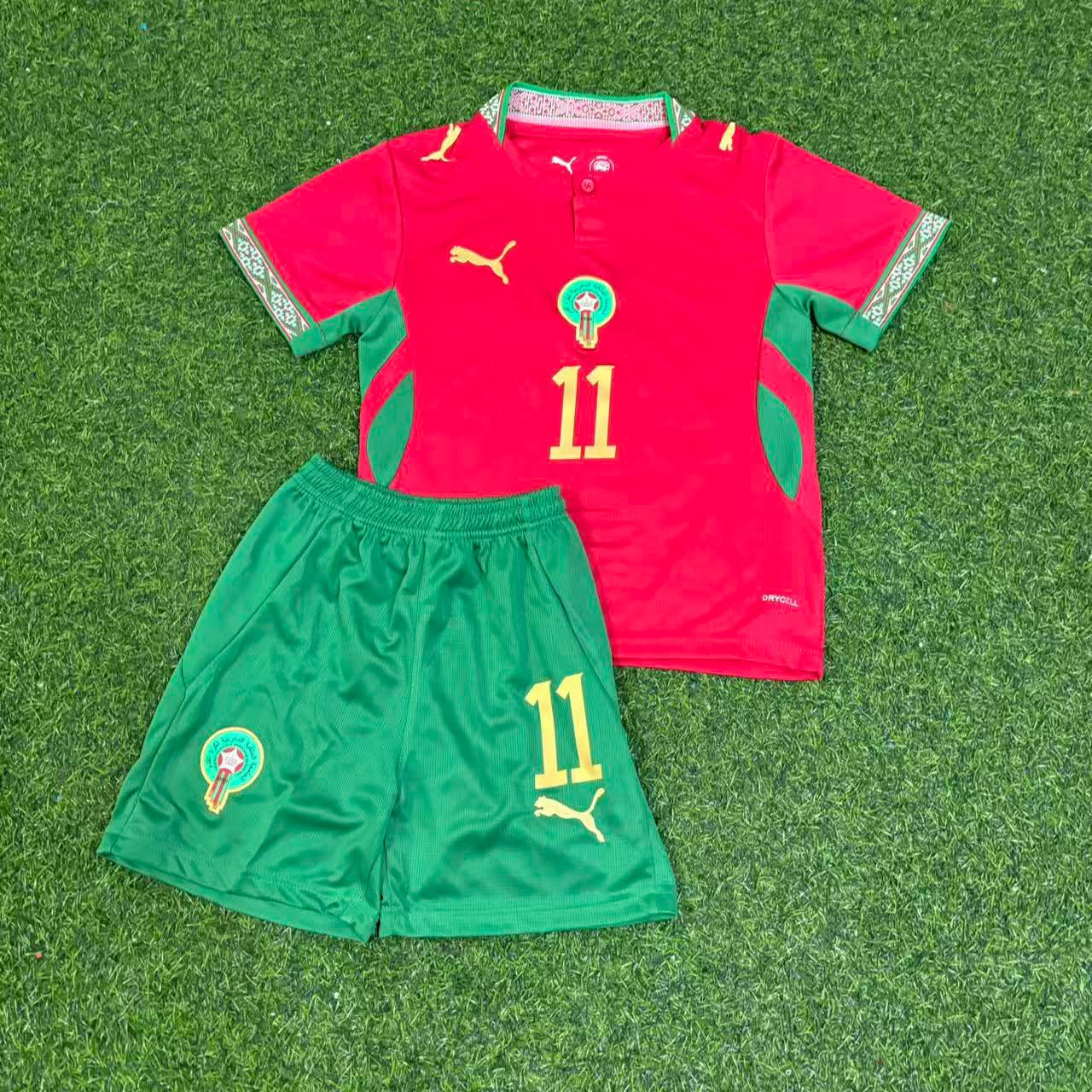 Ismael Saibari #11 Morocco 2026 World Cup Kıds Football Jersey