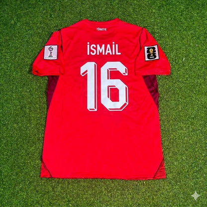 İsmail Yüksek #16 Turkey Türkiye - World Cup 2026 - Home Red - Jersey Trikot - Maillot Maglia
