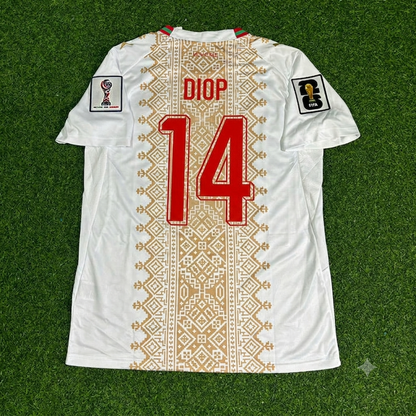 Issa Diop Morocco 2026 World Cup Away White Football Jersey