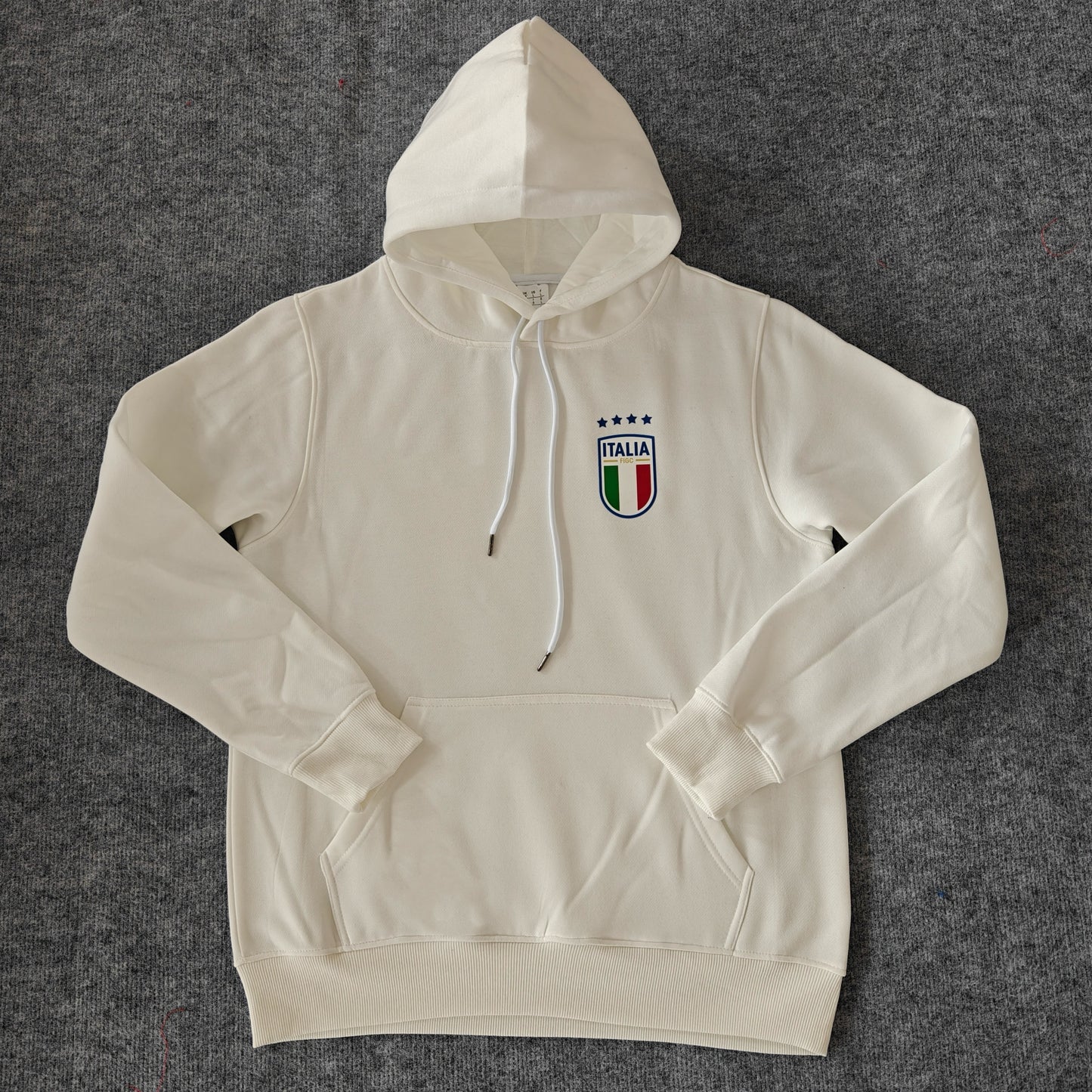 Italy - Hoodie Winter Fleece- Football Kapuzenpullover