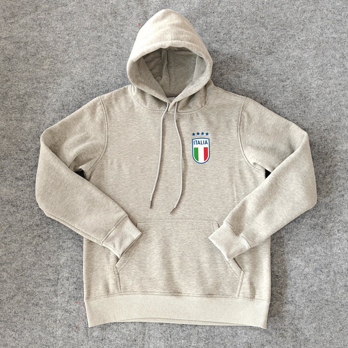 Italy - Hoodie Winter Fleece- Football Kapuzenpullover